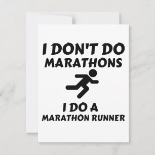 DO MARATHON RUNNER DANKESKARTE