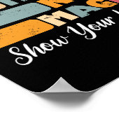 Do Math Not Magic Funny Math Teacher Back To Schoo Poster (Ecke)