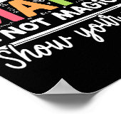 Do Math Not Magic Funny Math Teacher Back To Schoo Poster (Ecke)