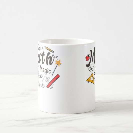 Do Math Not Magic Funny Present For Math Lovers Kaffeetasse (Mittel)