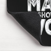 Do Math Not Magic Show Your Work Funny Math Back T Mousepad (Ecke)