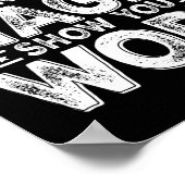 Do Math Not Magic Show Your Work Funny Math Back T Poster (Ecke)