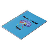 Do Me a favorit Think (Gehirnanatomie-Spaß) Notizblock (Linke Seite)