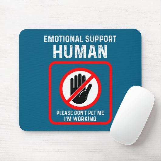 Do Me Emotional Support Human Halloween Costume Mousepad (Mit Mouse)