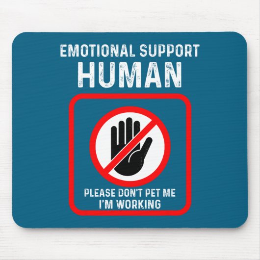 Do Me Emotional Support Human Halloween Costume Mousepad (Vorne)