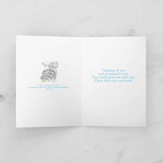 Do Not Be Afraid Little Flock Karte (Innenseite)