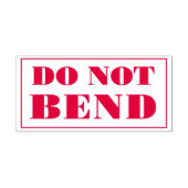 Do Not Bend Artwork Paper Envelope Message Permastempel (Design)