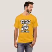 Do Not Disturb Before Coffee Introvert T-Shirt (Vorne ganz)
