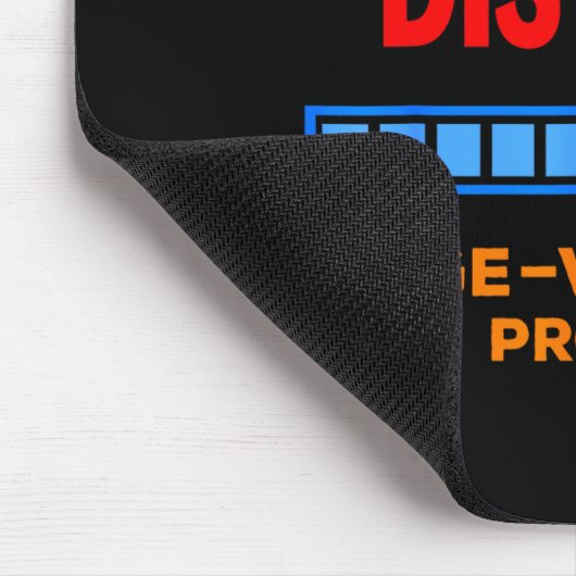 Do Not Disturb Binge Watching Tv Shows Mousepad (Ecke)