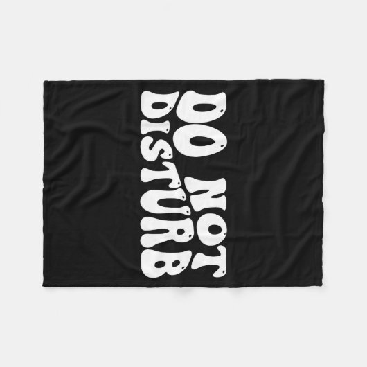 Do Not Disturb  Fleecedecke (Vorderseite (Horizontal))
