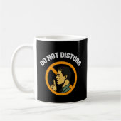 Do Not Disturb Focus Mug – Quiet Workspace Warning Kaffeetasse (Links)