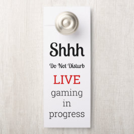 Do Not Disturb Gaming In Progress Türanhänger