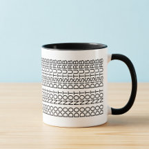 Do Not Disturb Hidden Message Introvert Coffee Mug