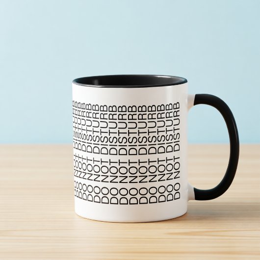 Do Not Disturb Hidden Message Introvert Coffee Mug Tasse