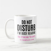 Do Not Disturb I'm Reading Kaffeetasse (Links)