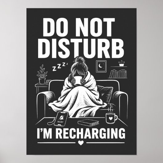 Do Not Disturb Introvert Mode Poster (Vorne)
