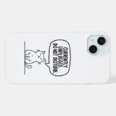 Do Not Disturb  iPhone Hülle (Rückseite (Horizontal))