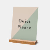 Do Not Disturb Quiet Please Productivity Acrylschild (Winkel)