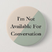 Do Not Disturb Quiet Please Productivity Button (Vorderseite)