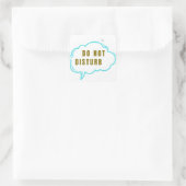 Do Not Disturb Sleep Mode Moon Cloud Sticker – Fun (Tasche)