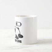 Do Not Disturb Sleeping Panda Cute Lazy Funny Kaffeetasse (Mittel)