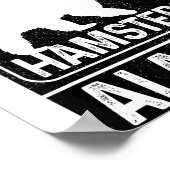 Do Not Feed The Giant Hamsters Grizzly Bear Funny  Poster (Ecke)