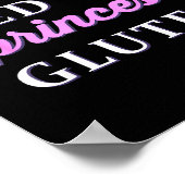 Do Not Feed The Princess Gluten  Poster (Ecke)