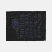 Do Not Give In To The War Within End Veteran Suici Fleecedecke (Vorderseite (Horizontal))
