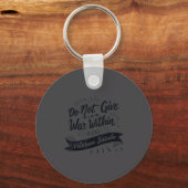 Do Not Give In To The War Within End Veteran Suici Schlüsselanhänger (Vorderseite)