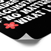 Do Not Invite Me To Afters Under Any Cirstances No Poster (Ecke)