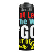 Do Not Let World Take God Thermosbecher (Vorderseite)