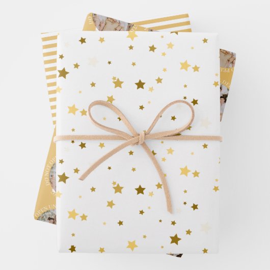 Do Not Open Until Christmas Gold Geschenkpapier Set (Beispiel)