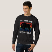 Do Not Pet The Fluffy Cows Bison_2 Sweatshirt (Vorne ganz)