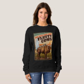 Do Not Pet The Fluffy Cows Bison   Sweatshirt (Vorne ganz)