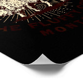 Do Not Pet The Fluffy Cows Montana Bison Funny Sou Poster (Ecke)