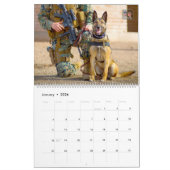 “DO NOT PET” - US Military Working Dogs Calendar Kalender (Jan 2026)