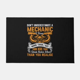 Do Not Underestimate Mechanic Fußmatte