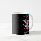 Do Not Worry About Tomorrow Hummingbird Butterfly Kaffeetasse (VorderseiteRechts)