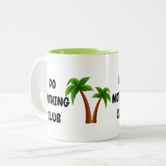 Do Nothing Club Tasse (Vorderseite Links)
