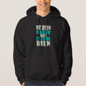 Do nothing humour of feigning wildly sloth hoodie (Vorderseite)