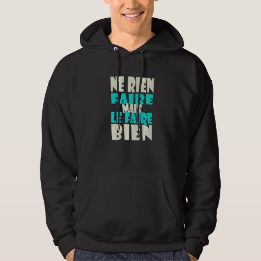 Do nothing humour of feigning wildly sloth hoodie (Vorderseite)
