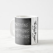 "Do Nothing"-Tasse Kaffeetasse (Vorderseite Links)