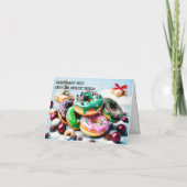 Do-nut you wish for a Merry Christmas? Dankeskarte (Rückseite)