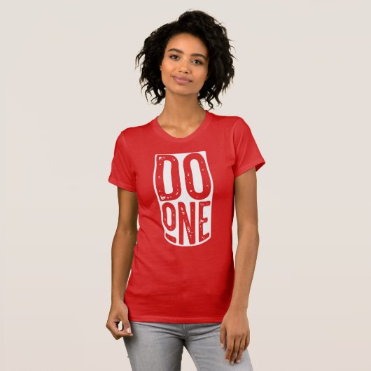 "Do One" - Funny Mancunian Dialect T - Shirt (Vorne ganz)