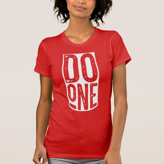 "Do One" - Funny Mancunian Dialect T - Shirt (Vorderseite)