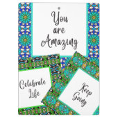 DO-OVER Motivierend Track-Pläne für Inspirationen Klemmbrett (Rückseite)