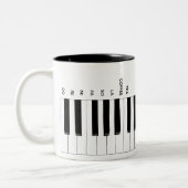Do Re Mi Coffee Tee Piano Keyboard Music Tasse (Links)
