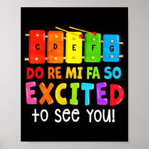 Do Re Mi Fa So Aufgeregt Poster