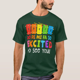 Do Re Mi Fa So Ecitedo Sie Mädchen vintage T-Shirt