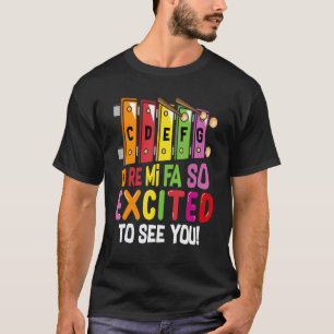 Do Re Mi Fa So Freue Mich Dich Zu Sehen Zeichen Ha T-Shirt